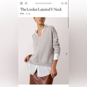 Brochu Walker Gray Wool-Blend Garment